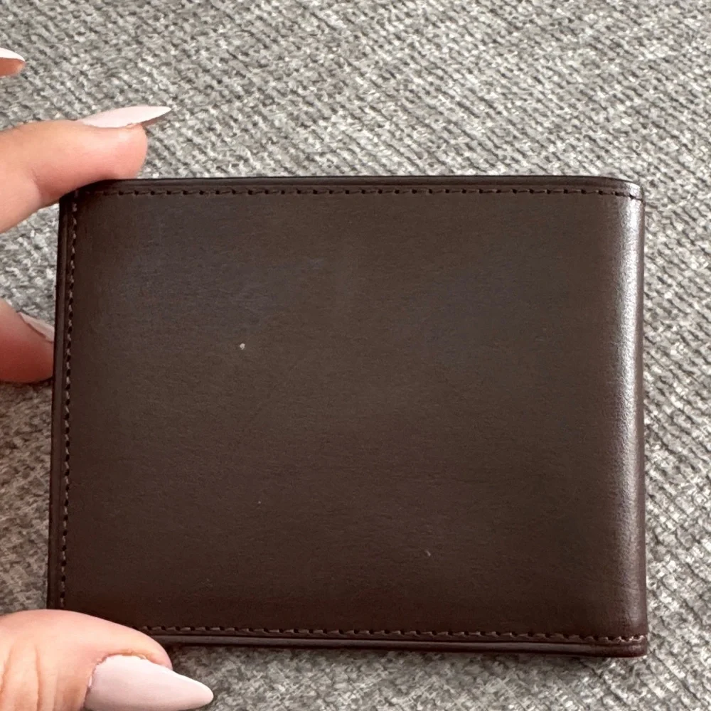 Coach Men's 3-in-1 Bifold Wallet in brown leather